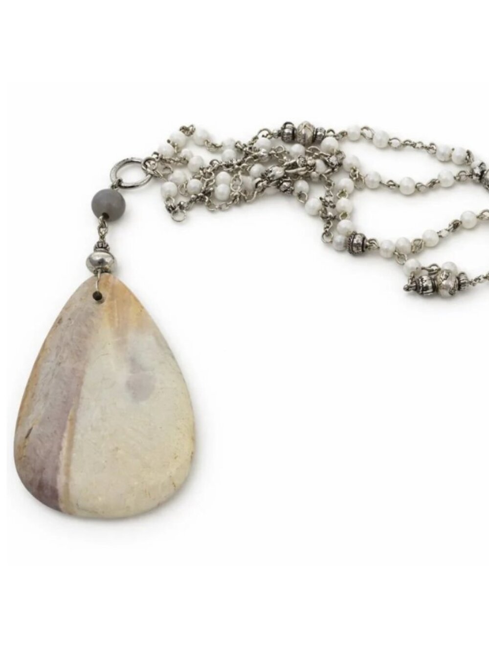 J. Jill Pendant Stone Necklace NWOT